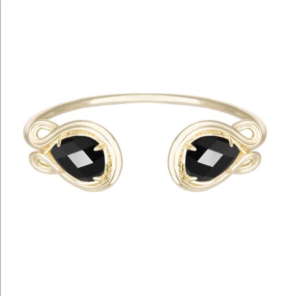 Kendra Scott Black Andy Cuff Bracelet - Picture 1 of 5